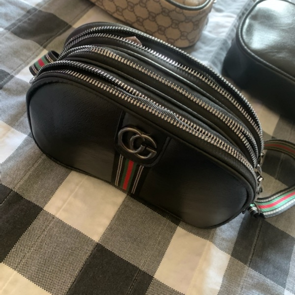 Faux Leather Sling Bag - Picture 5 of 8